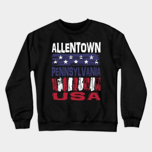 Allentown Pennsylvania USA T-Shirt Crewneck Sweatshirt by Nerd_art